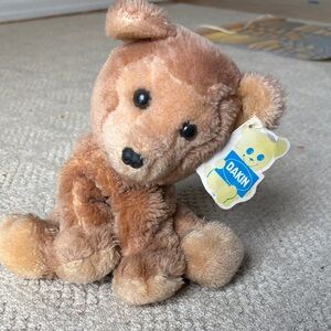 Vintage Dakin 1976 Brown Plush Bear